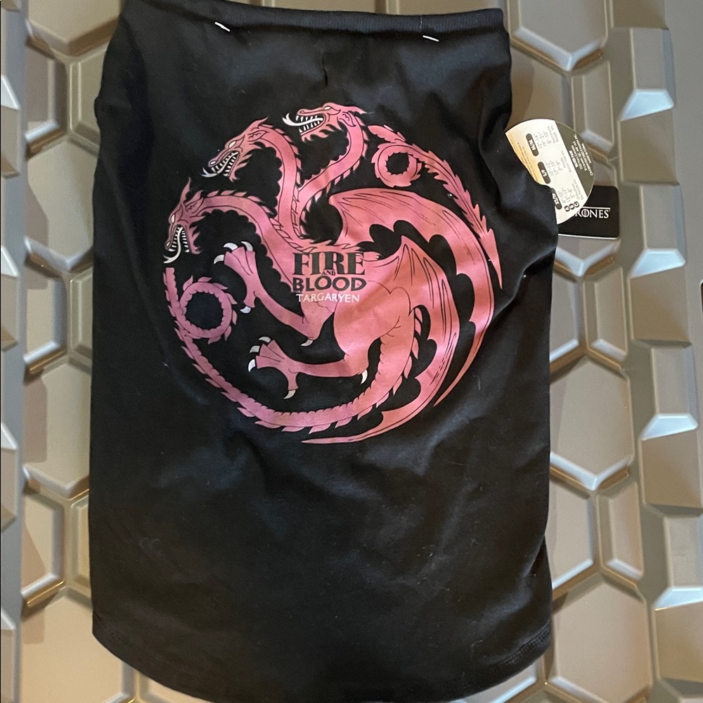 Black and Pink Dragon Dog shirt